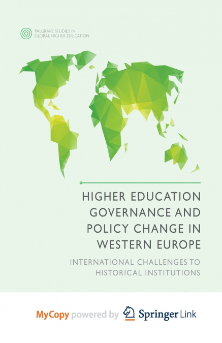 Higher Education Governance and Policy Change in Western Europe