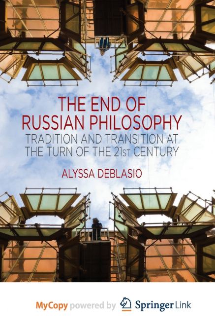 The End of Russian Philosophy