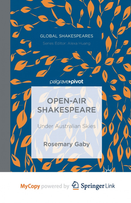 Open-Air Shakespeare