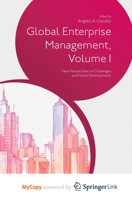 Global Enterprise Management, Volume I