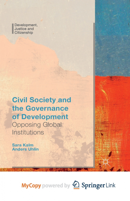 Civil Society and the Governance of Development
