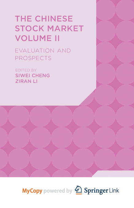 The Chinese Stock Market Volume II