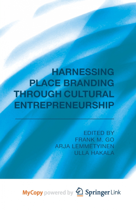 Harnessing Place Branding through Cultural Entrepreneurship