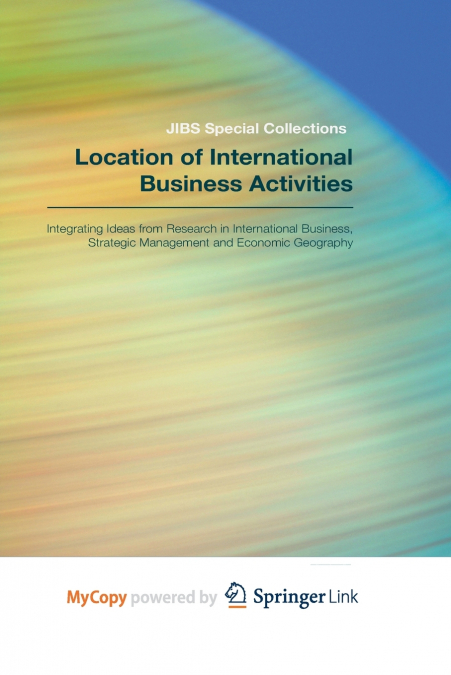 Location of International Business Activities