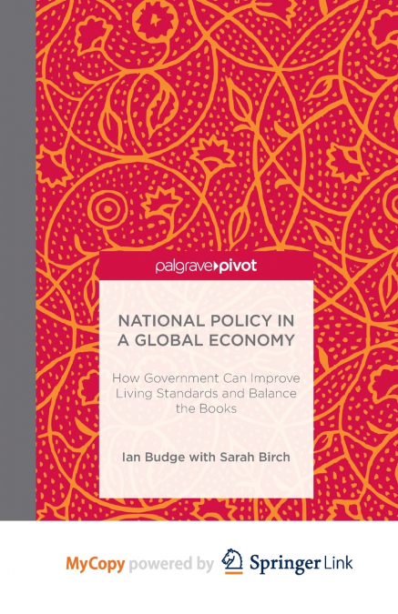 National Policy in a Global Economy