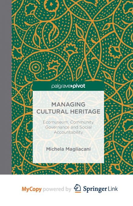 Managing Cultural Heritage