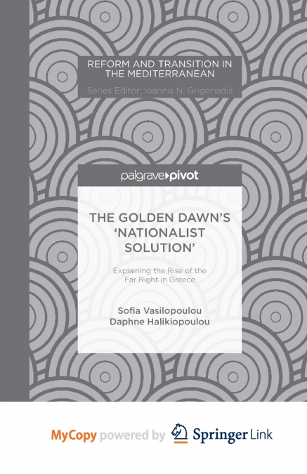 The Golden Dawn’s ’Nationalist Solution’