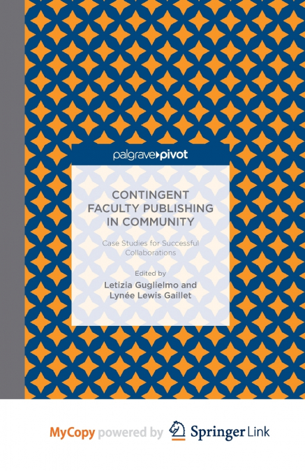 Contingent Faculty Publishing in Community