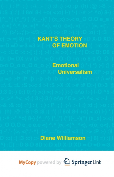 Kant’s Theory of Emotion