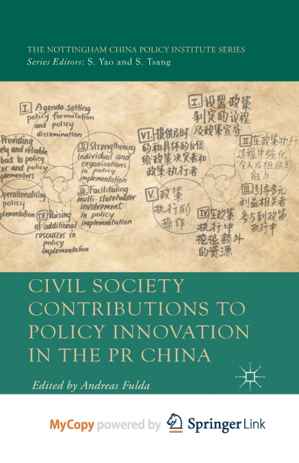Civil Society Contributions to Policy Innovation in the PR China