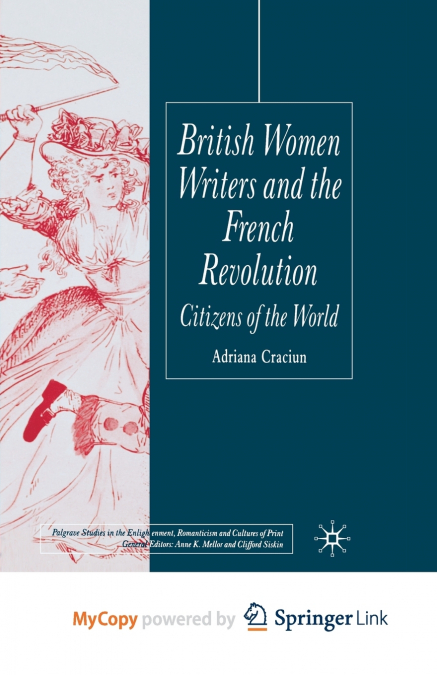British Women Writers and the French Revolution
