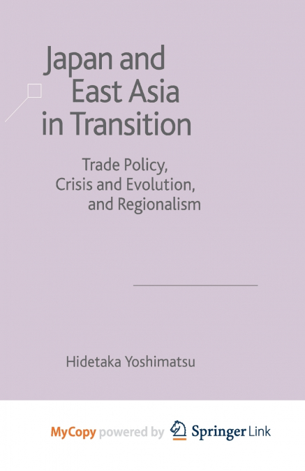 Japan and East Asia in Transition