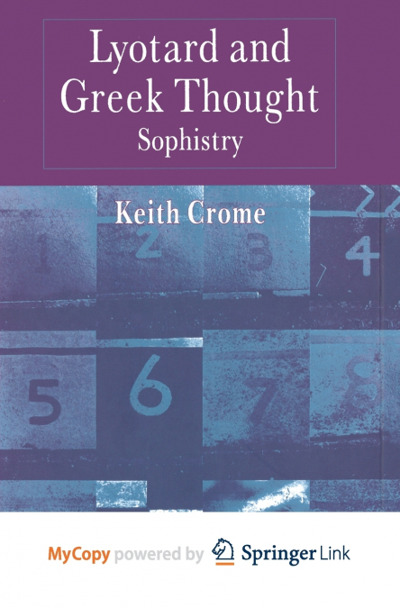 Lyotard and Greek Thought