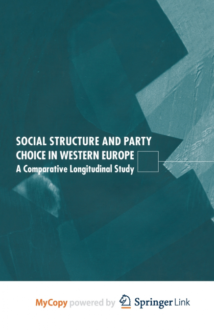 Social Structure and Party Choice in Western Europe