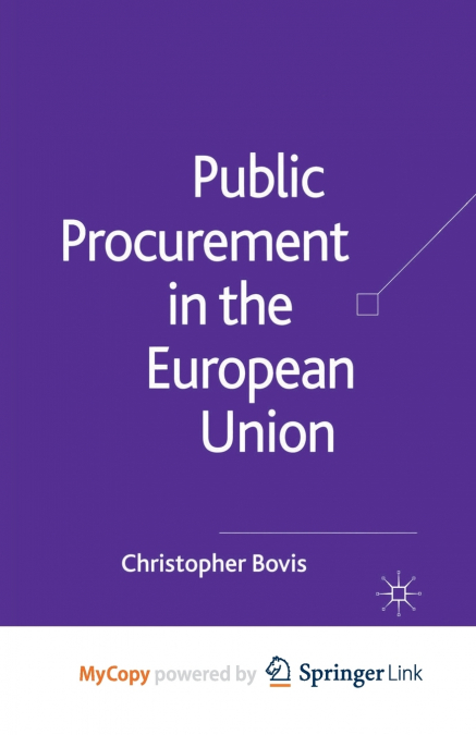 Public Procurement in the European Union