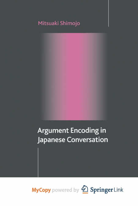 Argument Encoding in Japanese Conversation