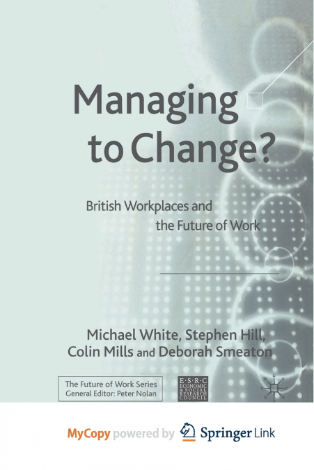 Managing To Change?