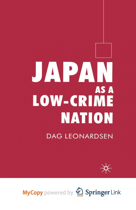 Japan as a Low-Crime Nation