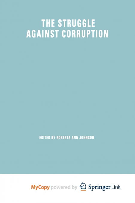 The Struggle Against Corruption