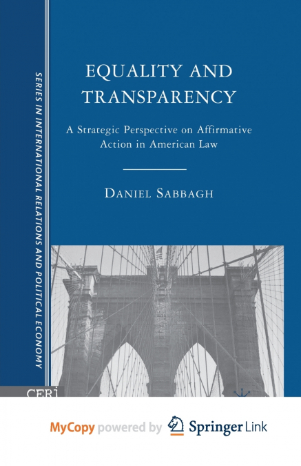 Equality and Transparency