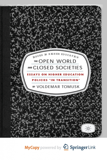 The Open World and Closed Societies