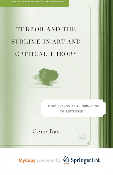 Terror and the Sublime in Art and Critical Theory
