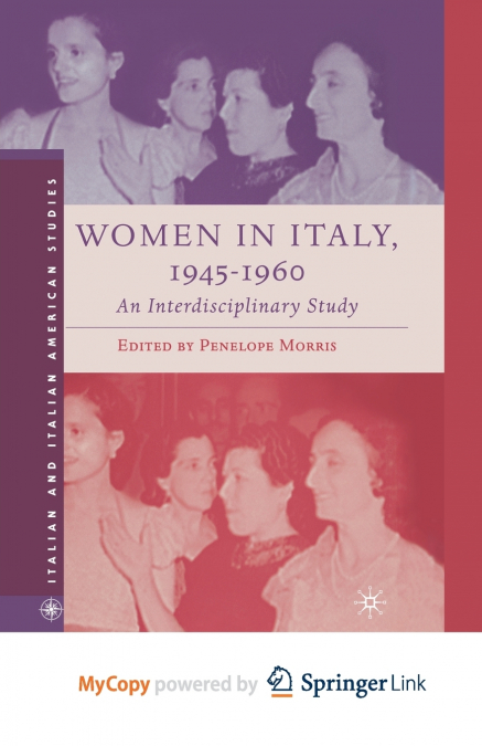Women in Italy, 1945-1960