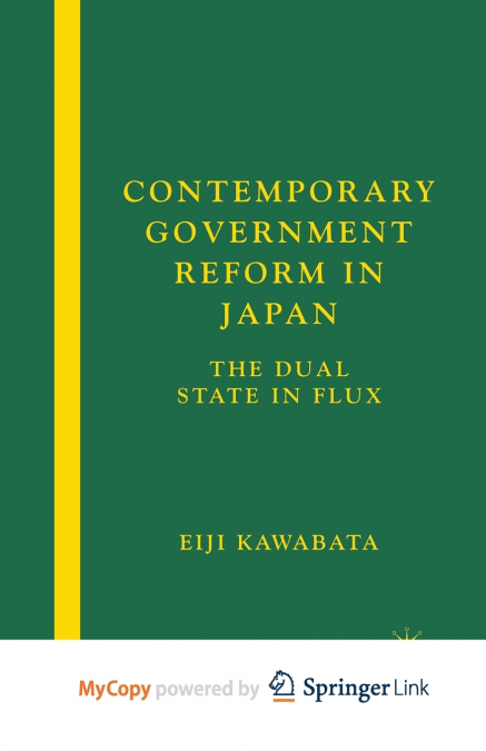 Contemporary Government Reform in Japan