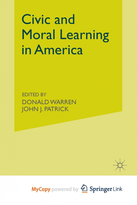 Civic and Moral Learning in America