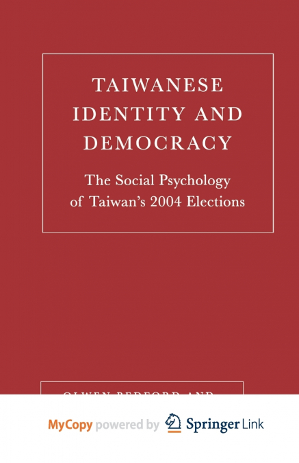 Taiwanese Identity and Democracy
