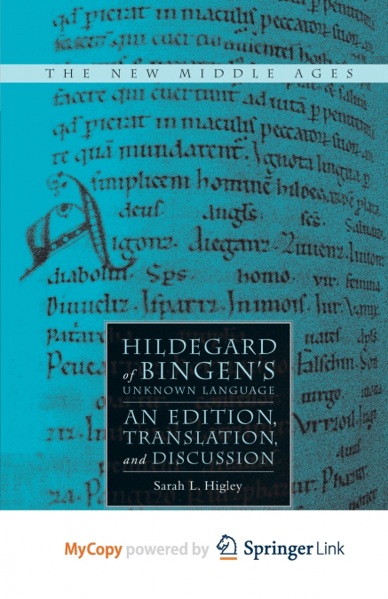 Hildegard of Bingen’s Unknown Language