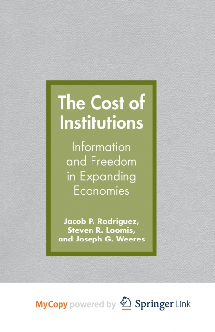 The Cost of Institutions