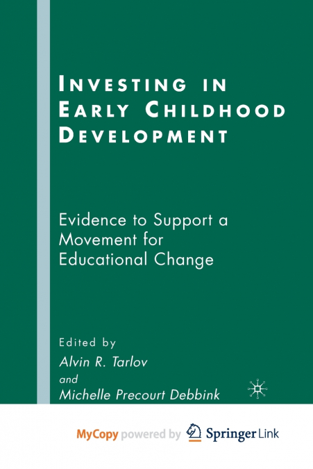 Investing in Early Childhood Development