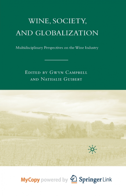 Wine, Society, and Globalization