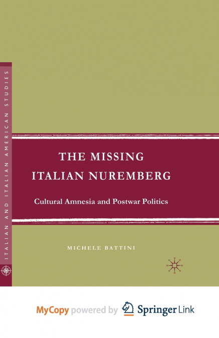 The Missing Italian Nuremberg
