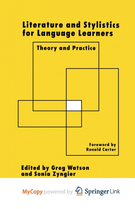 Literature and Stylistics for Language Learners