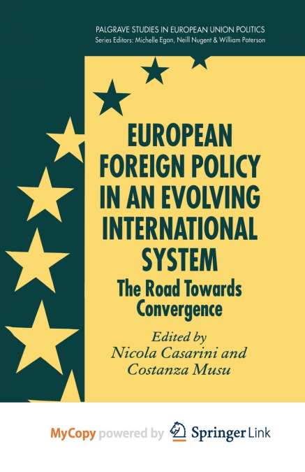European Foreign Policy in an Evolving International System