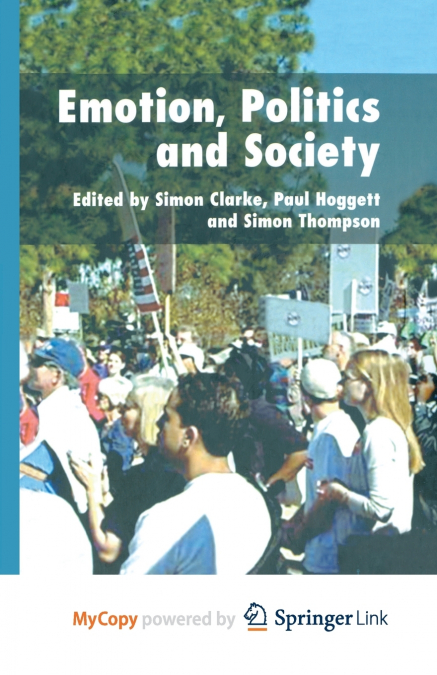 Emotion, Politics and Society