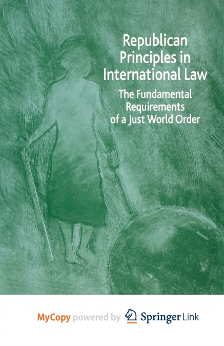 Republican Principles in International Law