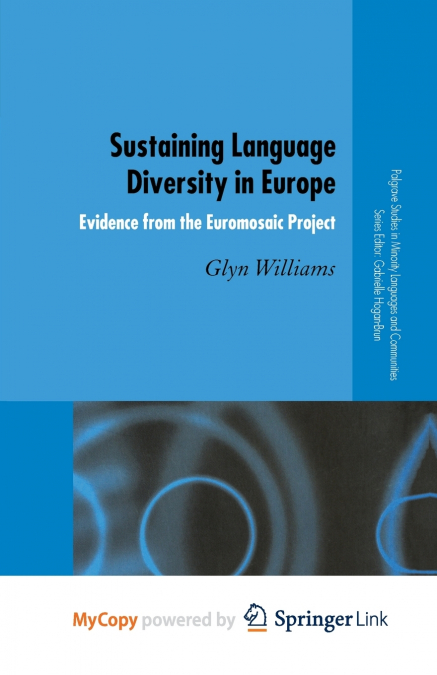 Sustaining Language Diversity in Europe