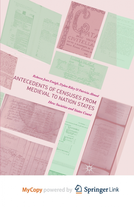Antecedents of Censuses from Medieval to Nation States