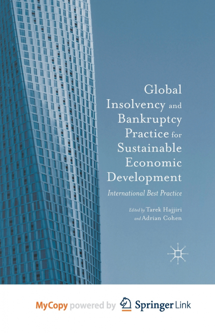 Global Insolvency and Bankruptcy Practice for Sustainable Economic Development