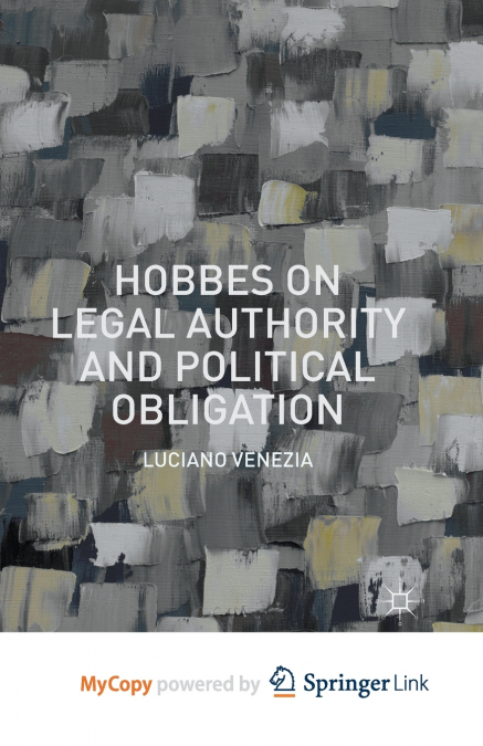 Hobbes on Legal Authority and Political Obligation