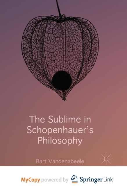 The Sublime in Schopenhauer’s Philosophy