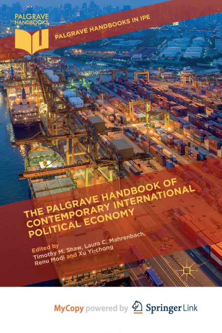 The Palgrave Handbook of Contemporary International Political Economy