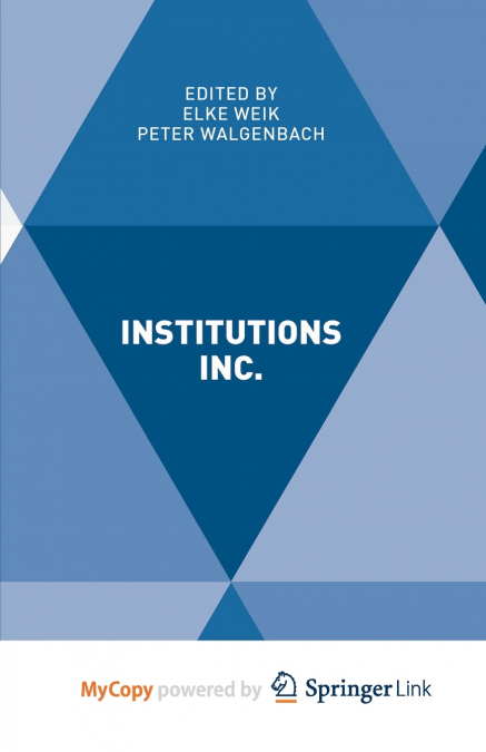 Institutions Inc.