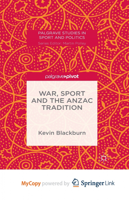 War, Sport and the Anzac Tradition