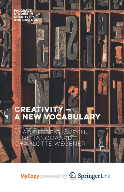 Creativity - A New Vocabulary