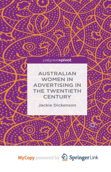 Australian Women in Advertising in the Twentieth Century