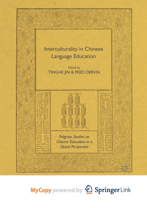 Interculturality in Chinese Language Education